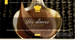 Desktop Screenshot of lesdinersdedouard.com
